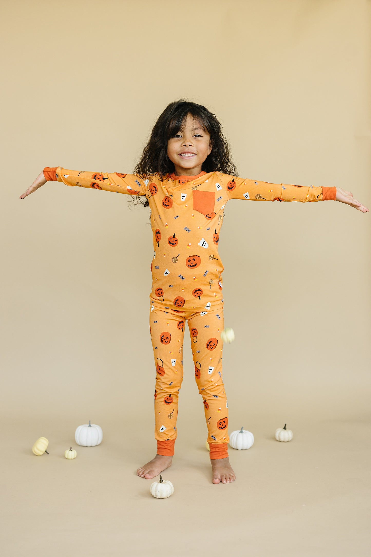 Slumber Pajama Set in Jack O'Lantern