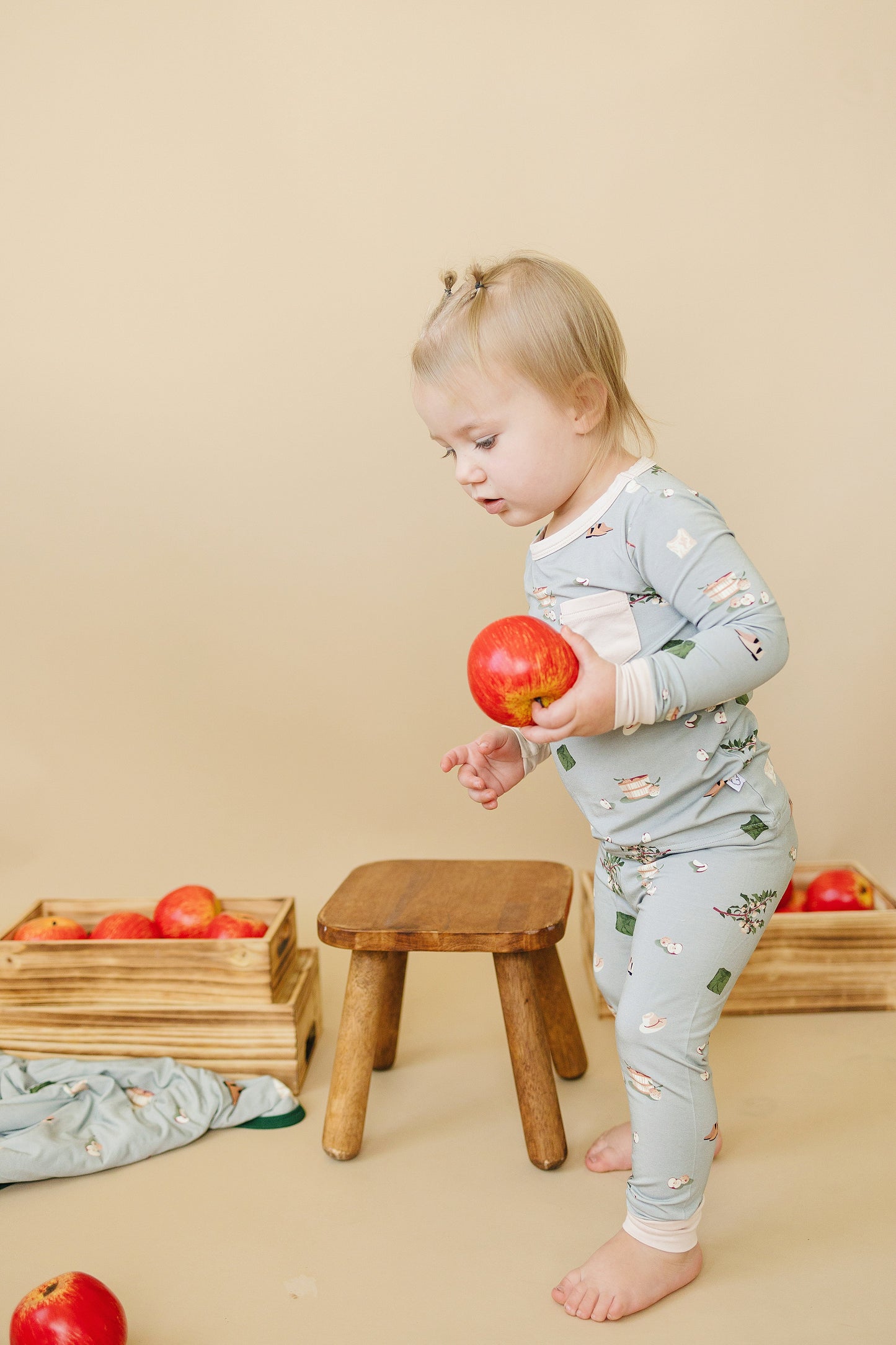 Slumber Pajama Set in Apple Harvest