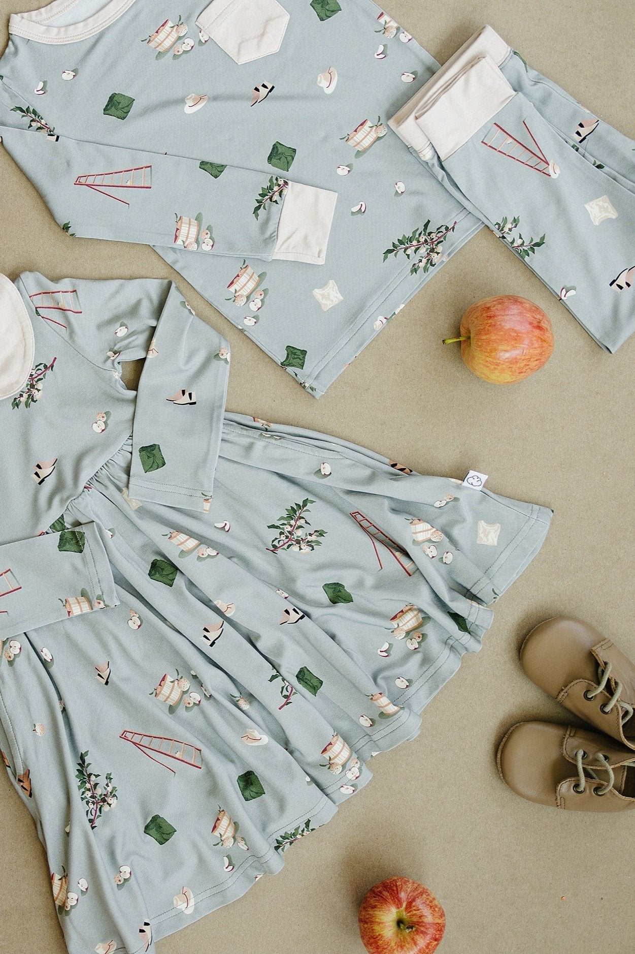 Slumber Pajama Set in Apple Harvest