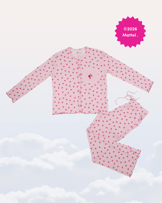 Women's Pajama Set in Iconic in Pink