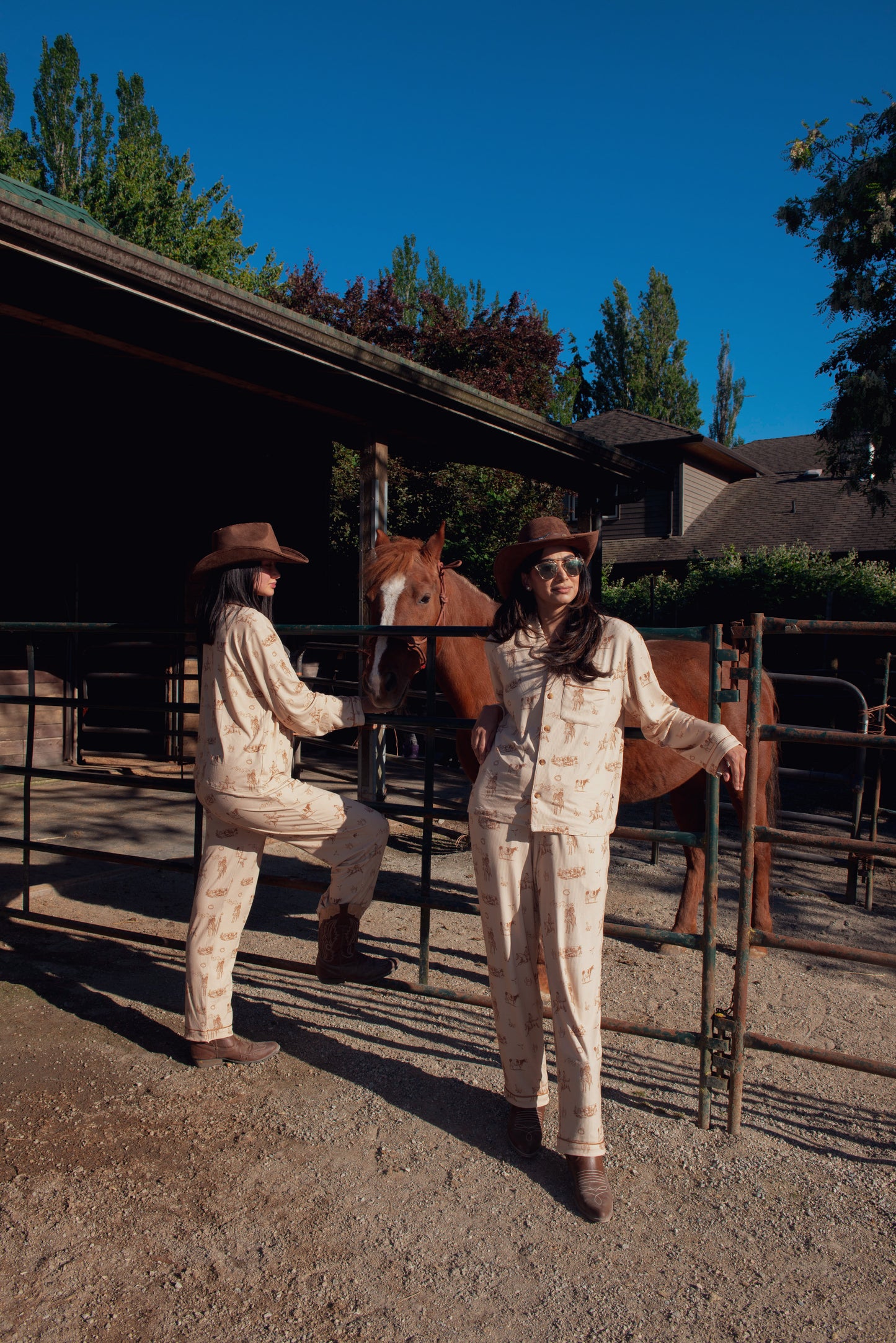 Women's Pajama Set in Wild Wild Rest