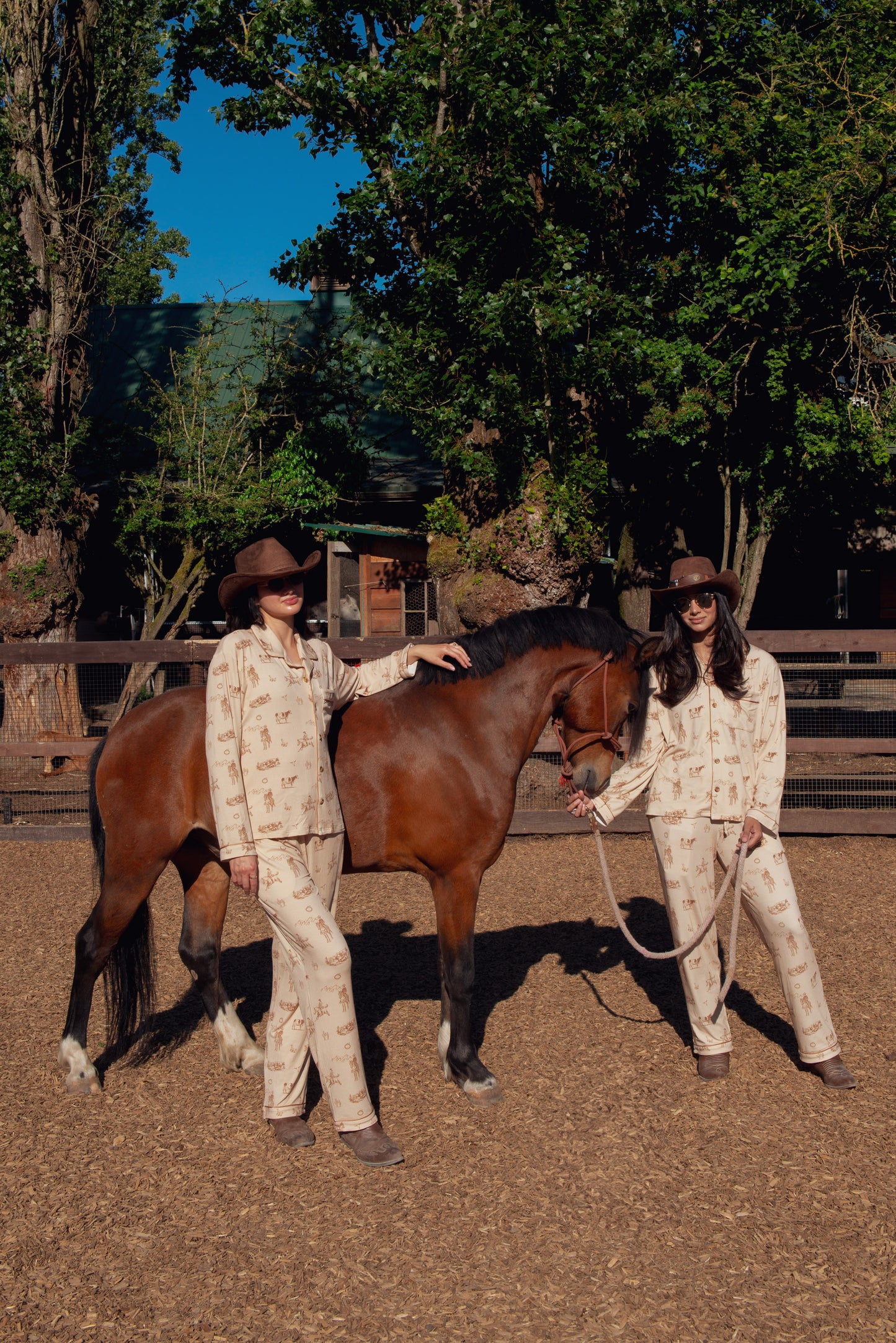 Women's Pajama Set in Wild Wild Rest
