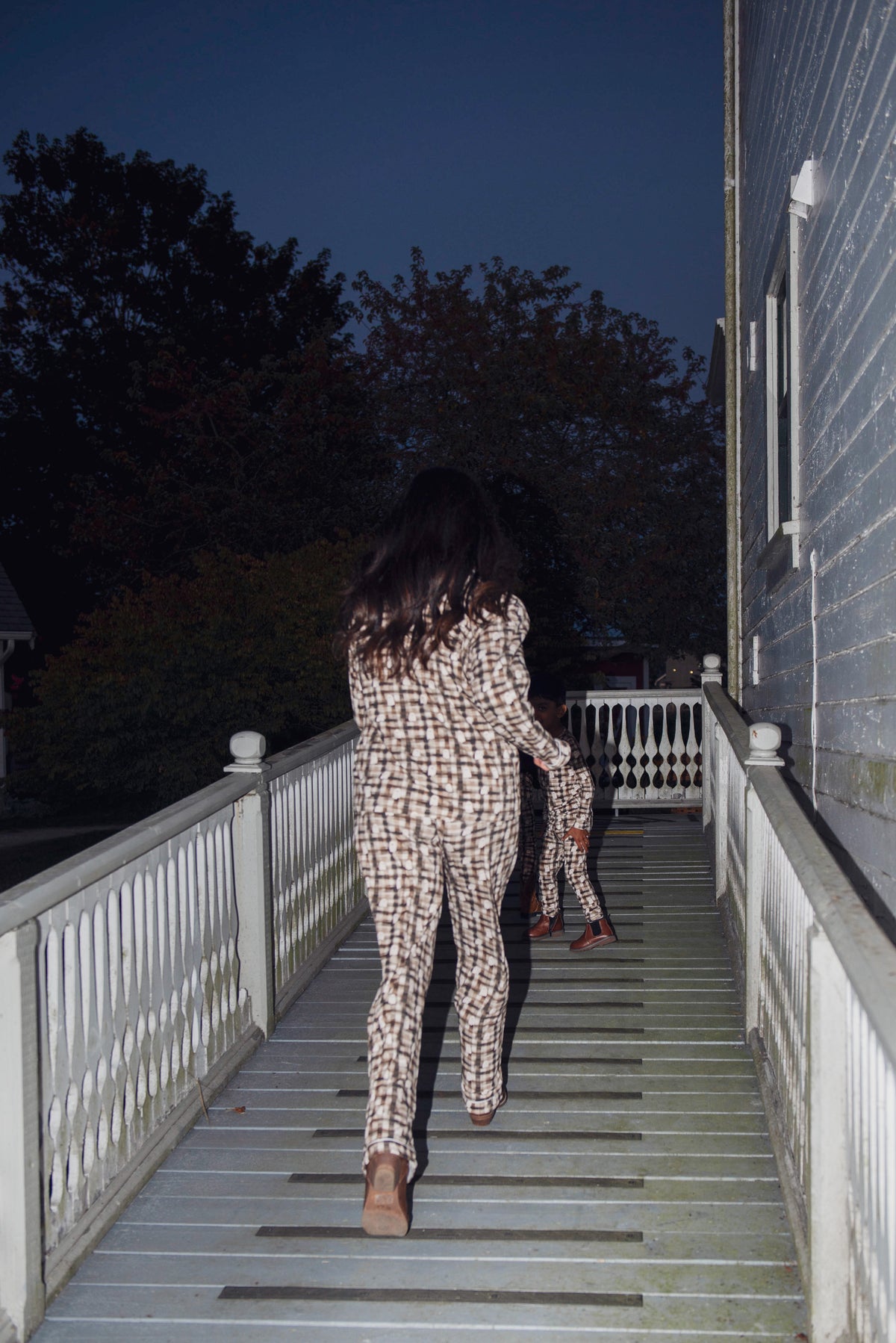 Women's Pajama Set in Ghosted