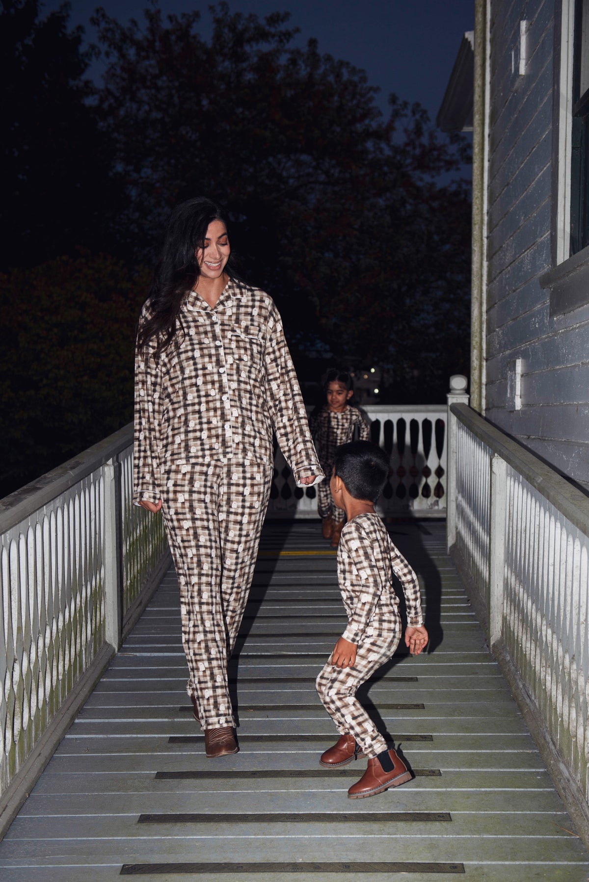 Women's Pajama Set in Ghosted