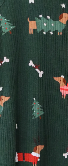 Women's Pajama Set in Jingle Pups