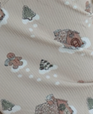 Women's Pajama Set in Gingerbread Lane