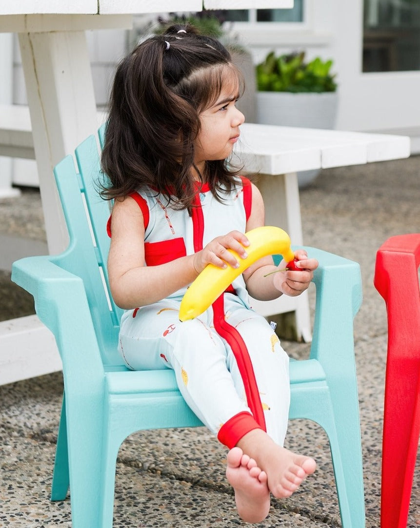 Little Zippers Sleeveless in Banana Split