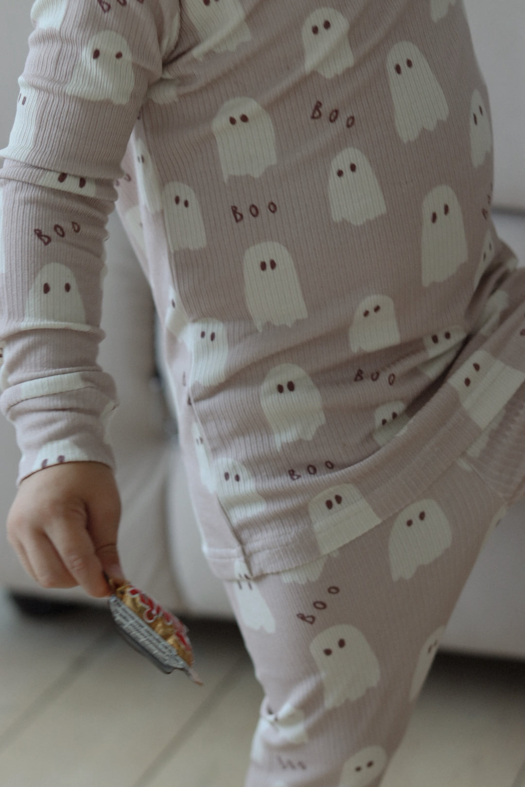 Slumber Pajama Set in Neutral Boo