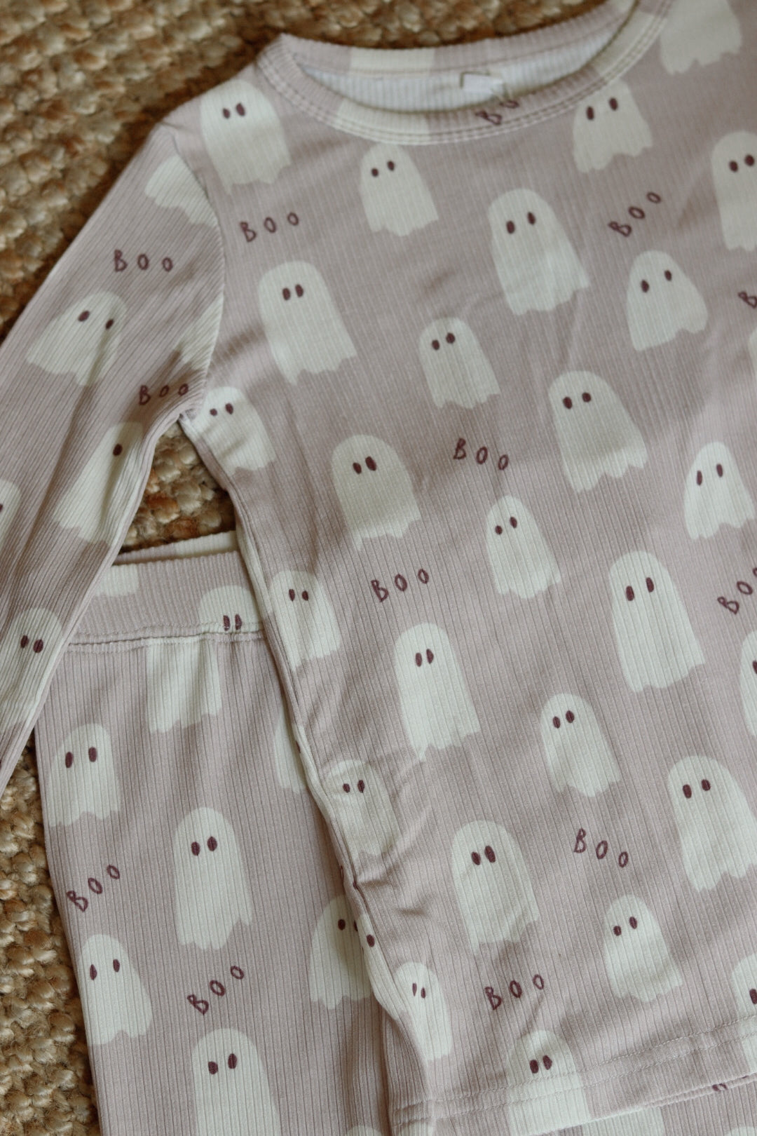 Slumber Pajama Set in Neutral Boo