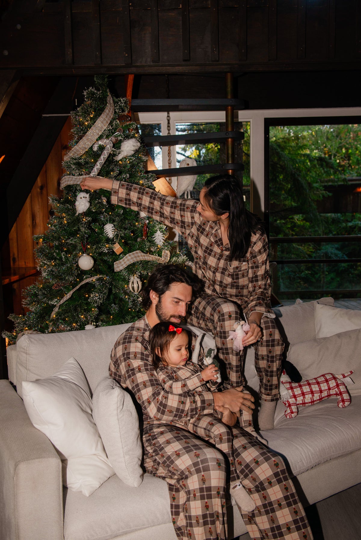 Women's Pajama Set in Teddy Nutcracker