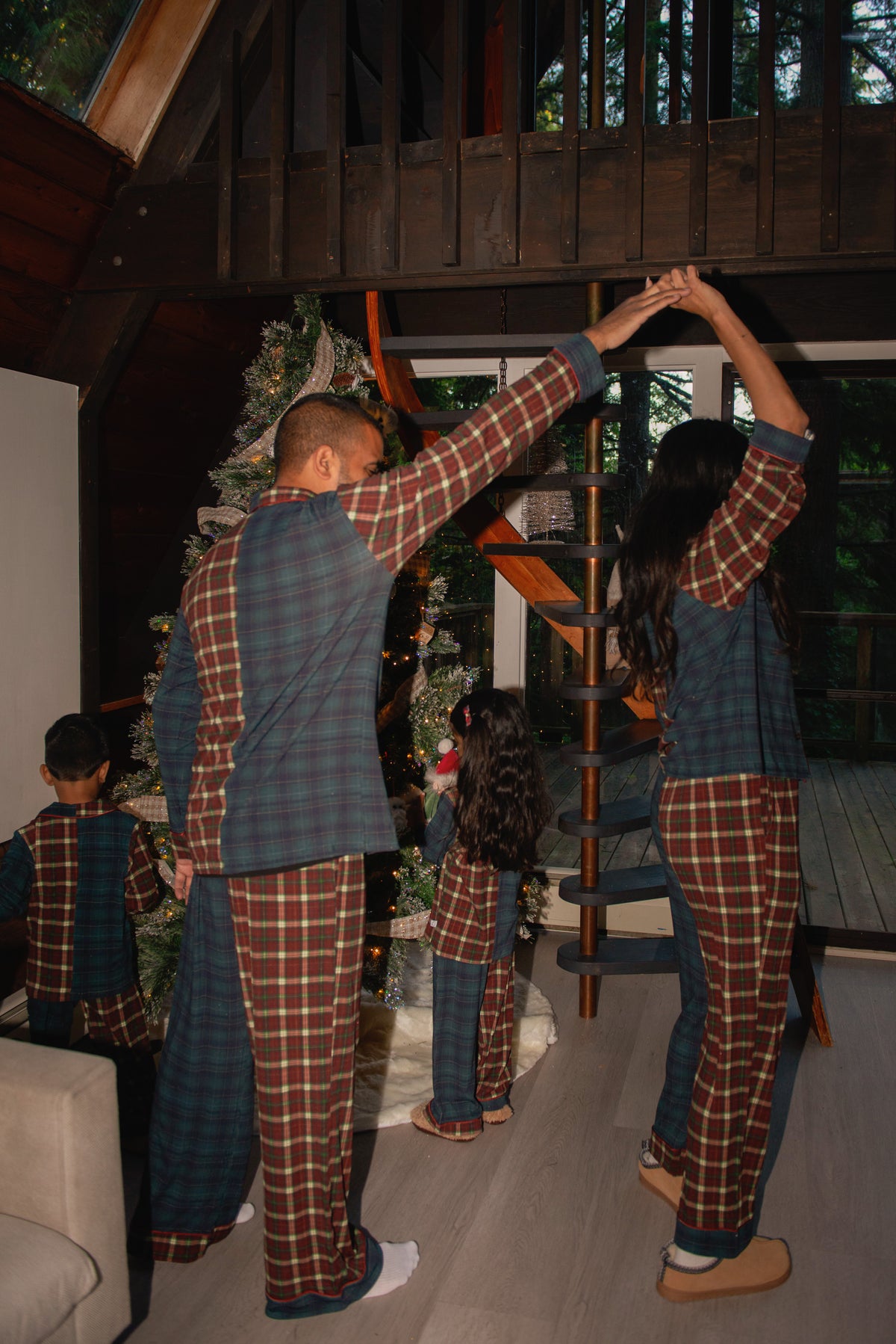 Men's Pajama Set in Heritage Plaid