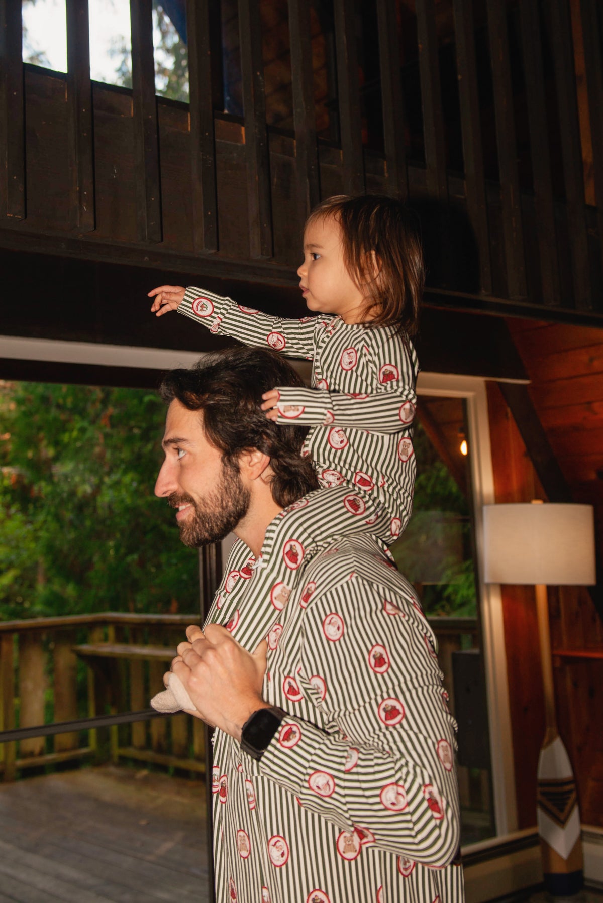 Men's Pajama Set in Merry Sunday