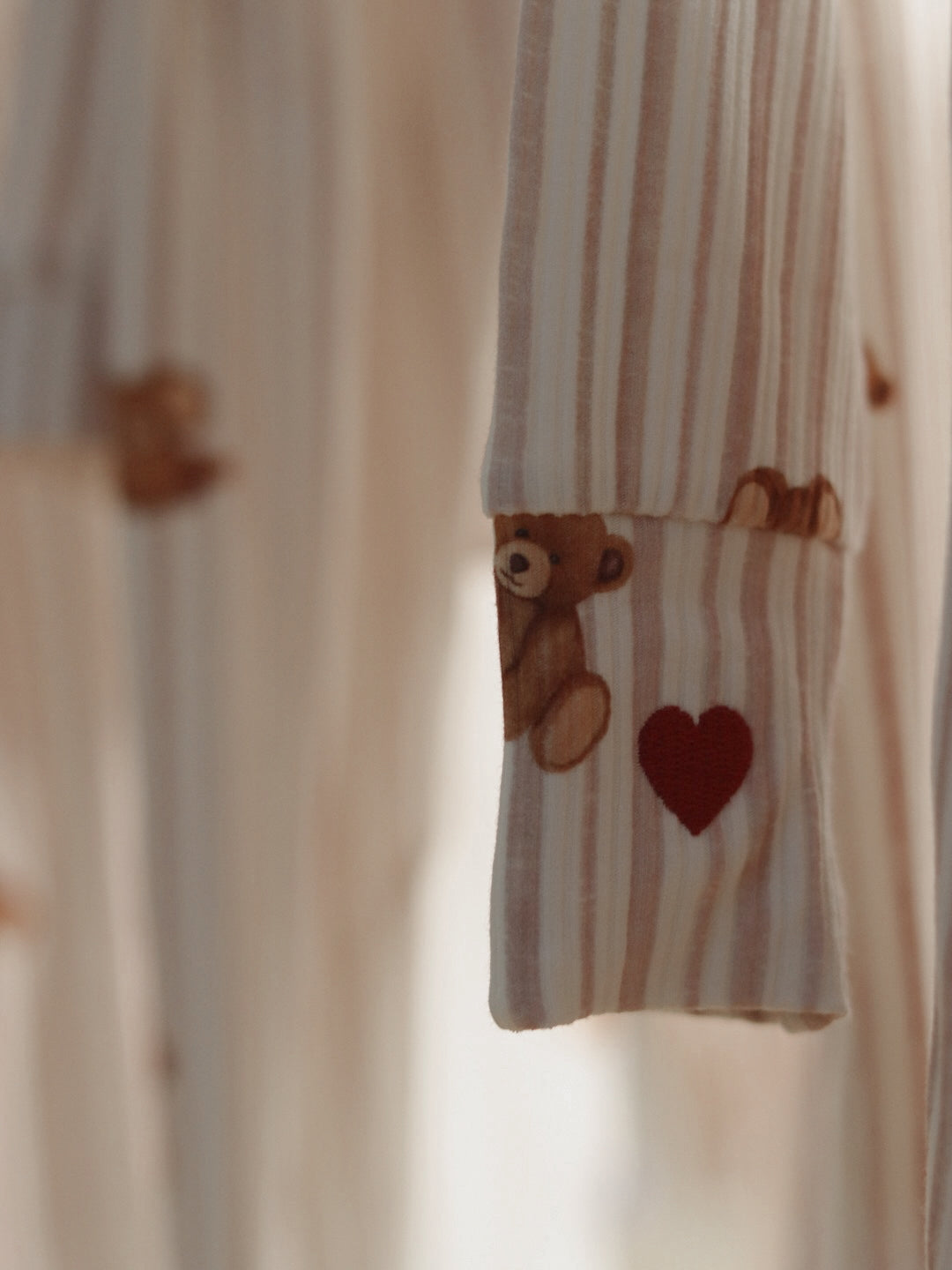 Little Zippers in Teddy Stripe