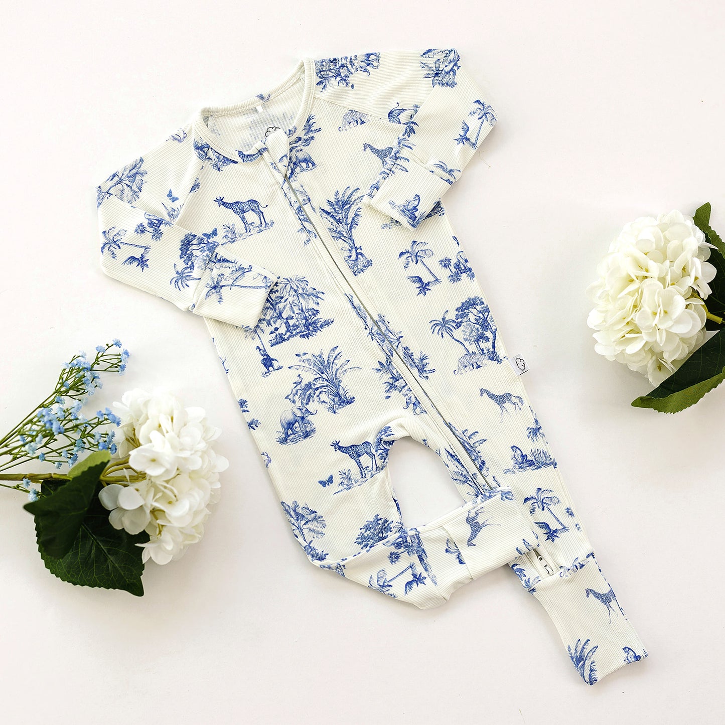 Little Zippers in Safari Toile