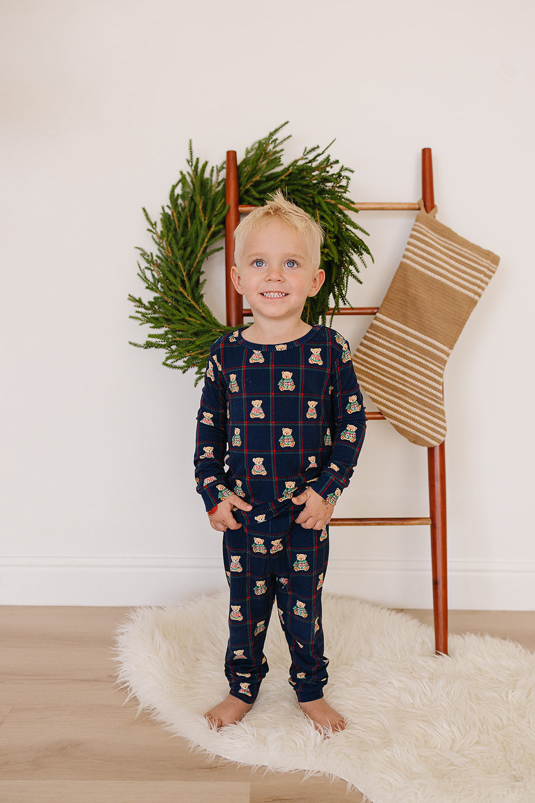 Slumber Pajama Set in Heritage Bear